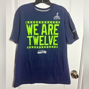 NIKE Seahawks “We Are 12” T-Shirt - size  L - nice!